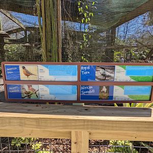 Florida aviary signage.