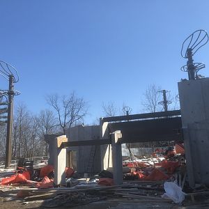 Sumatran Orangutan Outdoor Exhibit construction