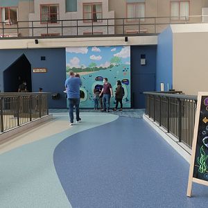 Bridge Across Lower Level Pathway - Mar. 2022