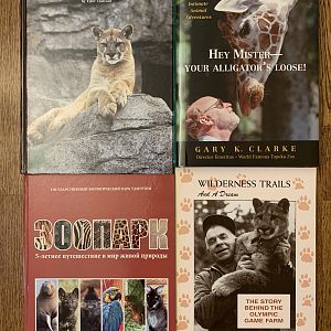Assorted zoo books