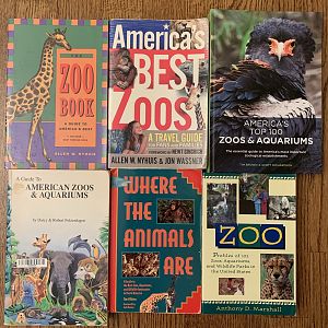 Assorted American zoo books