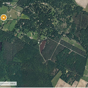 Réserve de la Haute-Touche (aerial view)