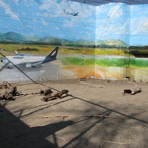 New European rabbit exhibit in the Owl Castle