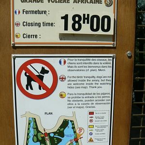 Réserve africaine de Sigean - African giant walkthrough aviary - Map and infos