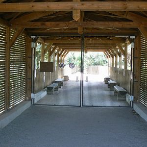 Réserve africaine de Sigean - African giant walkthrough aviary - covered passage