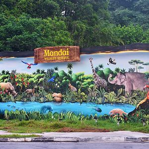 Mandai Wildlife Reserve billboard