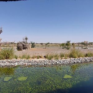 View from restaurant terrace at base camp
