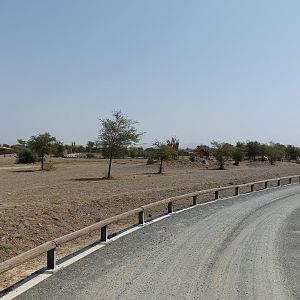 Elevated road in Ngorongoro area