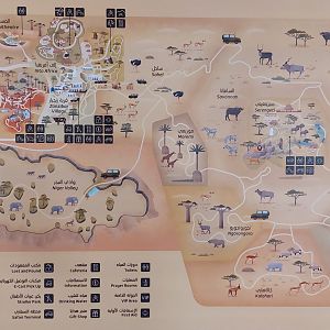 Map of Sharjah Safari