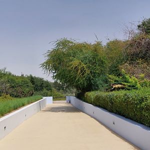 Entrance path to the visitor center