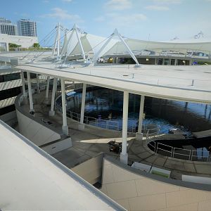 View of the Aquarium from the Roof
