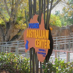 Australian Center - Entrance Sign