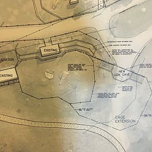 Plan View of new Pride of the Prairie Lion Habitat