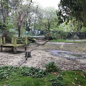 Former pelican enclosure