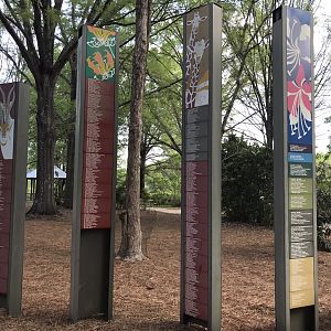 Donor Panels 1970-1990 near African Entrance