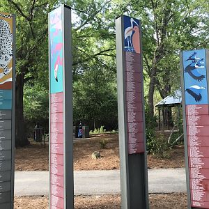 Donor Panels 1970-1990 near African Entrance