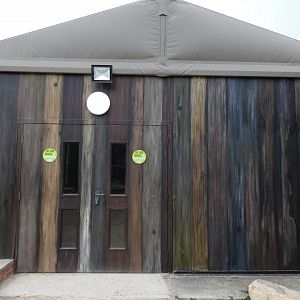 Entrance to snake house