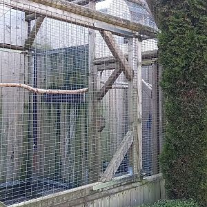 Aviaries at the Bird of Prey Center