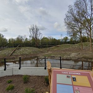 Left tiger enclosure