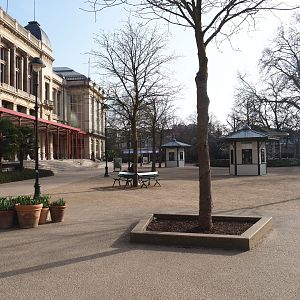 Entrance area and Administration and conference building, 2022-03-16