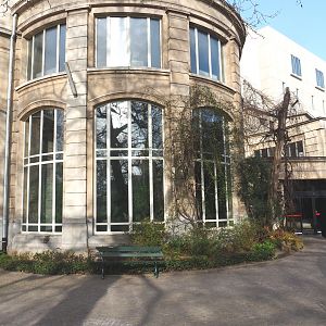 Outside of the Winter Garden and access to the Small Monkey House, 2022-03-16