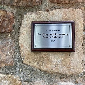Bristol Zoo tortoise enclosure plaque