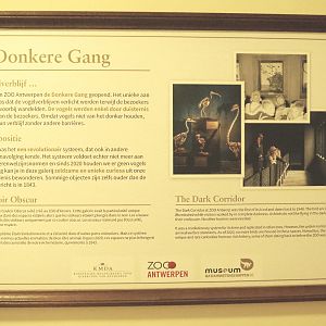 Dark Corridor signage, 2022-03-16