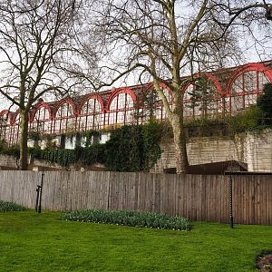 Central Station and parts of the abandoned and boarded-off jubilee complex, 2022-03-16