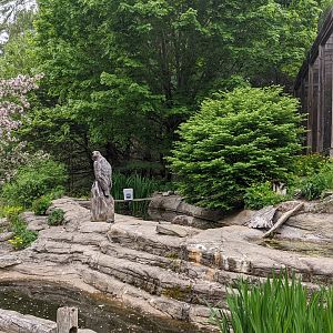 Gardens outside Eagle Exhibits