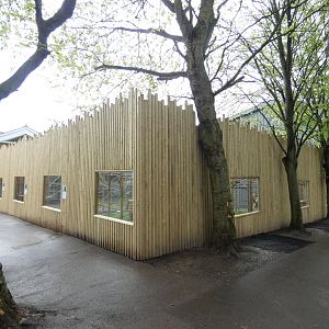 View of Callitrichids enclosures