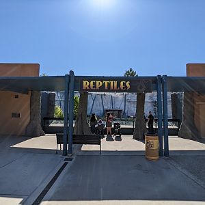 Reptile house entrance