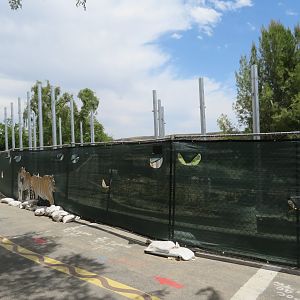 Construction on New Tiger Exhibit