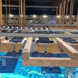 Maintenance area above the Shark tunnel