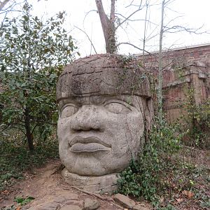 Olmec Head Statue