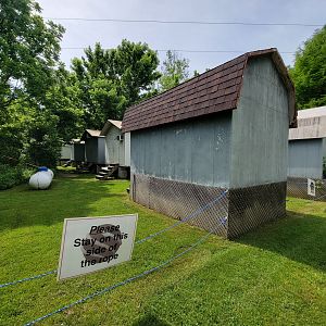 Kentucky Reptile Zoo - Private sheds
