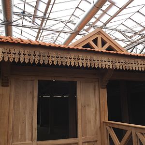 Orangutan project construction, Members preview - Future viewing area, 2022-05-28