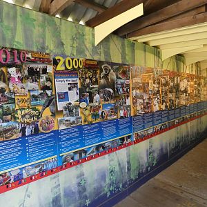 Drusillas history signage