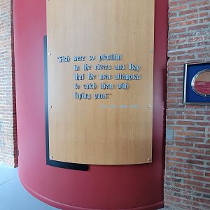 Delmarva Discovery Museum - Quote inside entrance