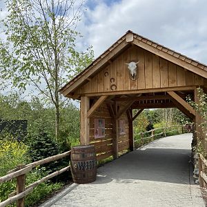 New path to rear of bison paddock
