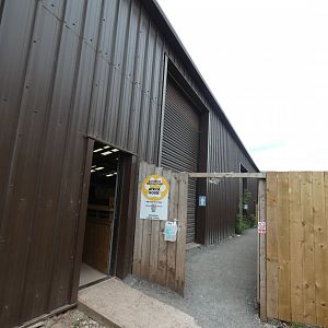 Africa house entrance