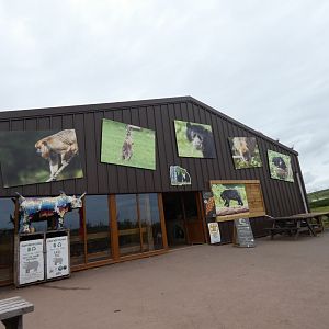 Spectacled bear house entrance