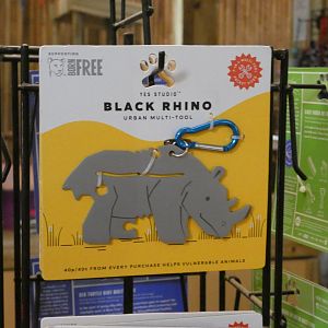 Merchandise supporting an anti-captivity organisation in a zoo shop