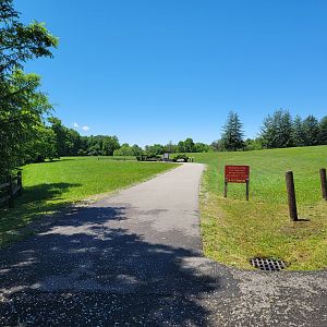 WVSWC - Start of big path down to animals other than elk