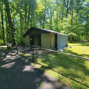 WVSWC - Bathrooms with collapsed roof