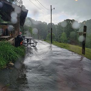 Creation Kingdom - Rain comes on quick in the mountains!