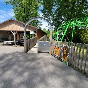 Hovatter's - Children's rides in parking lot