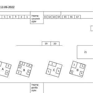 Artis Insectarium layout (12/06/2022)