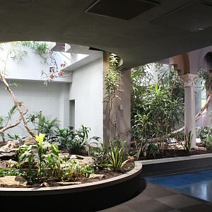 Horned Guan Exhibit - Bird House