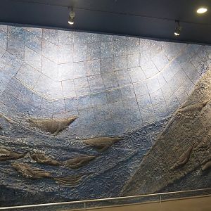 Penguin wall art in Vriesland, 2022-05-26