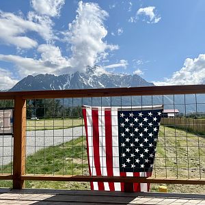 Pioneer Peak from the Gift Shop